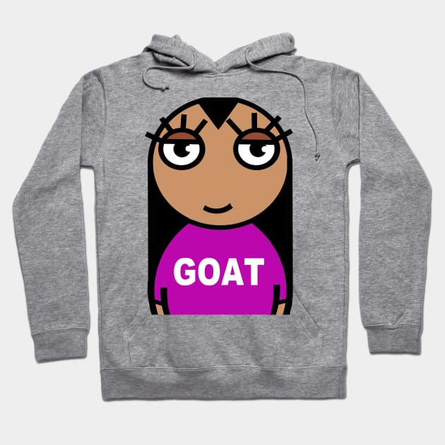 goat Hoodie by Cheeky Greetings